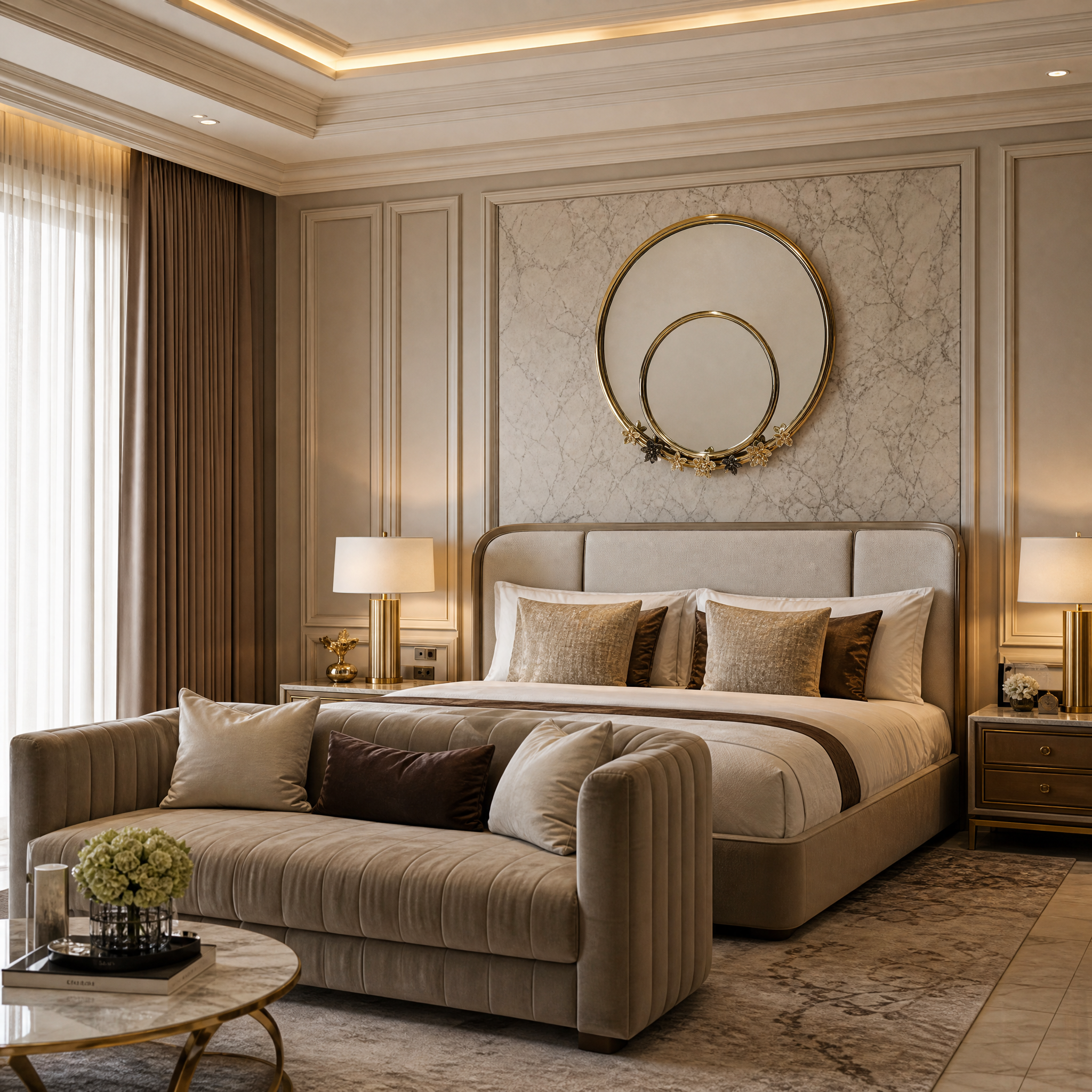 Botticelli Luxury Mirror luxury hospitality lifestyle image by VORELLI
