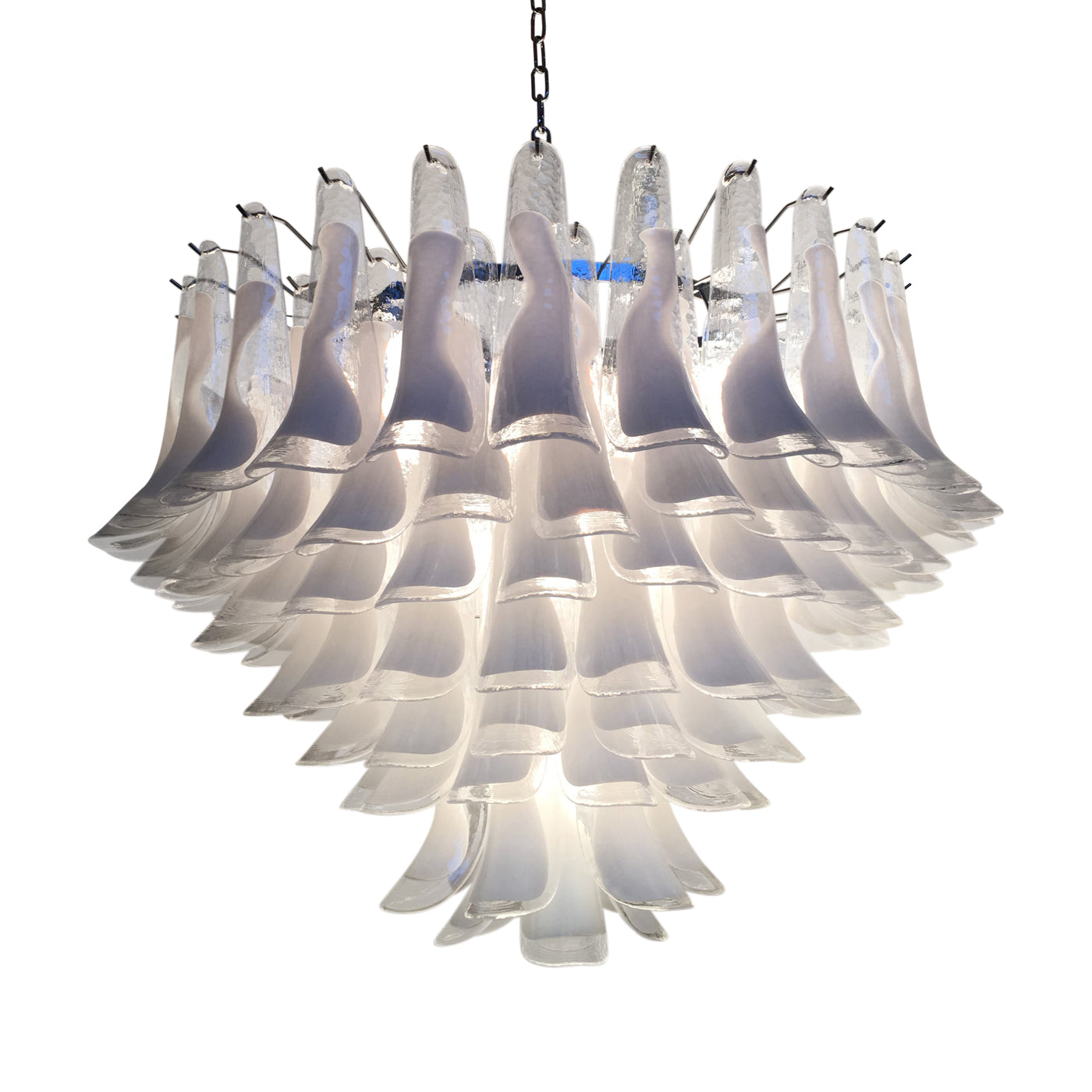 VORELLI Brescia Selle Murano Glass Staircase Chandelier - Selle Murano Glass image 2