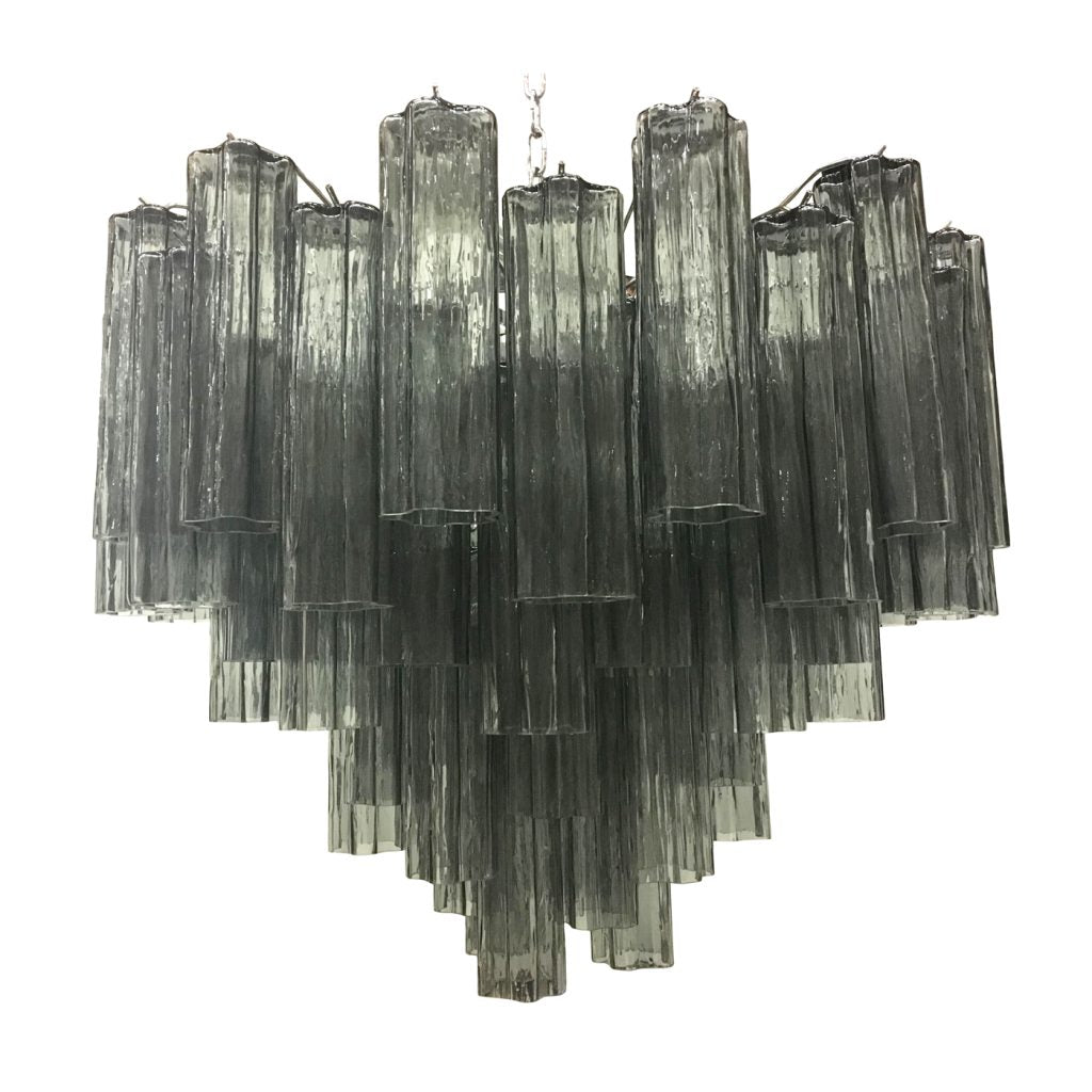 VORELLI Rosetta Tronchi Murano Glass Circular Chandelier - Tronchi Murano Glass image 1