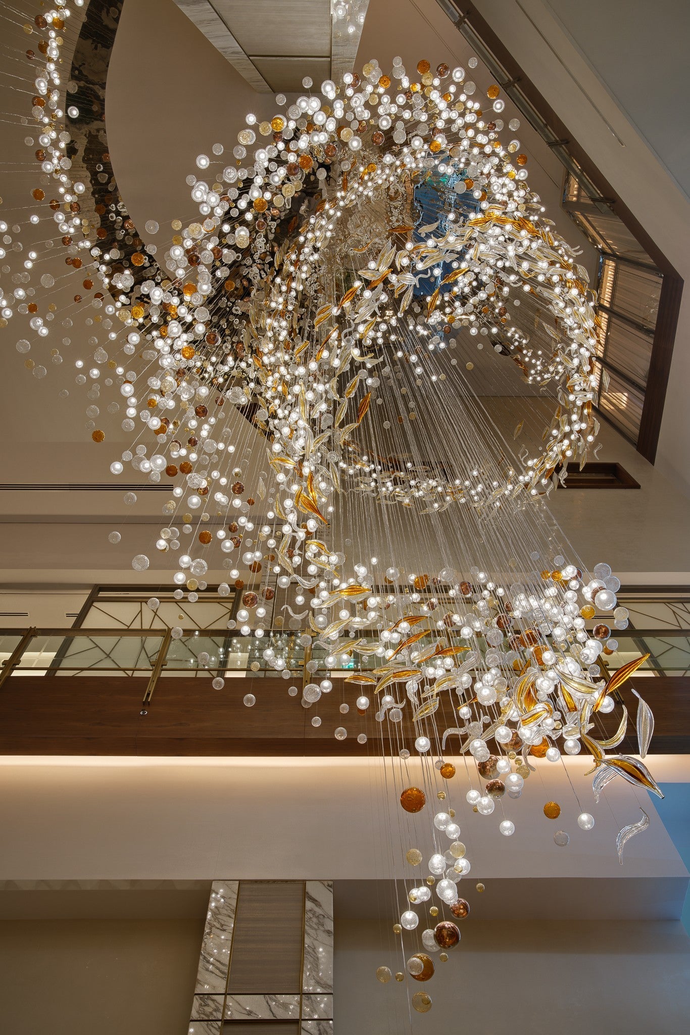 Oversized Small Sphere Project Installation