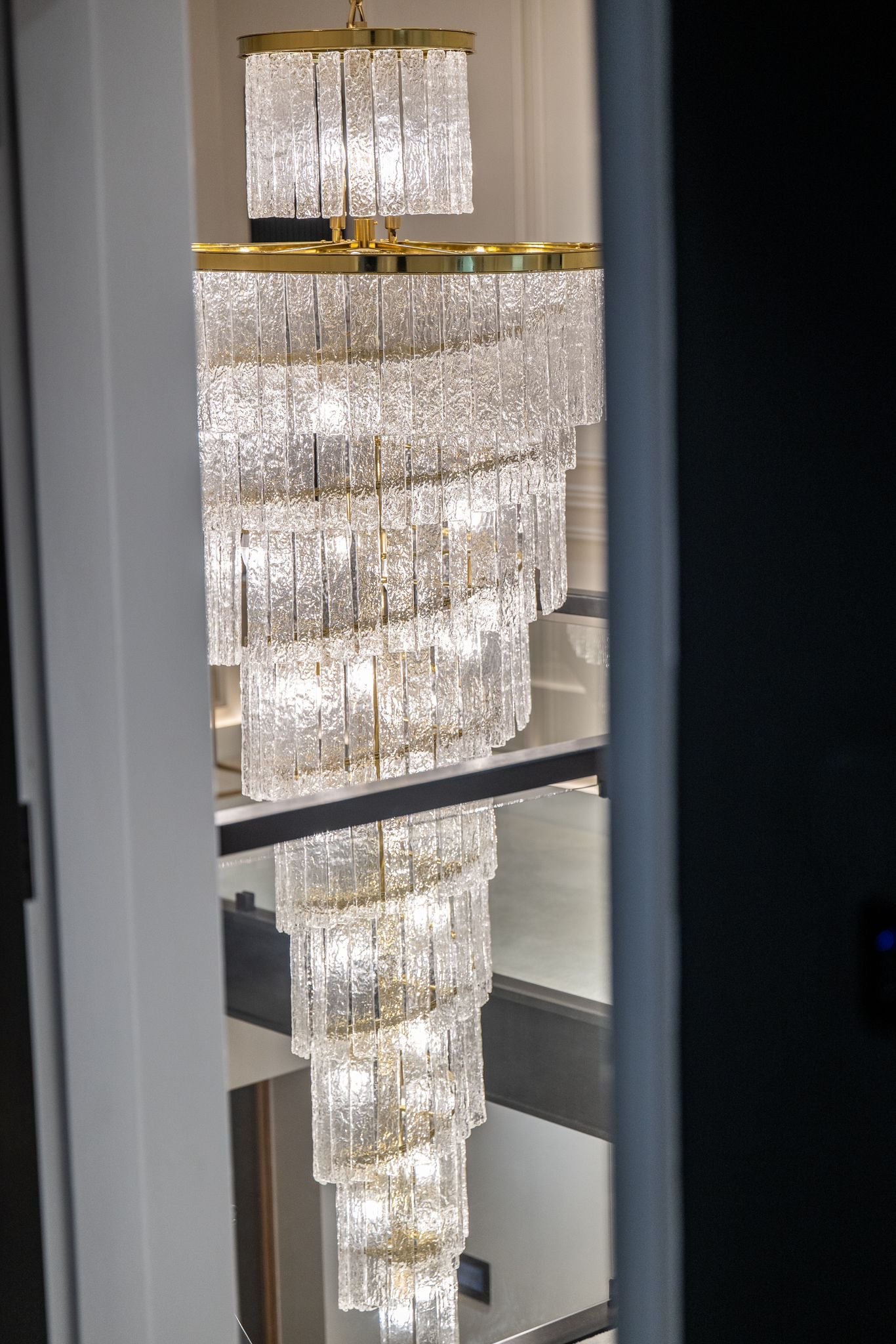 Dunleavy Spiral Staircase Chandelier