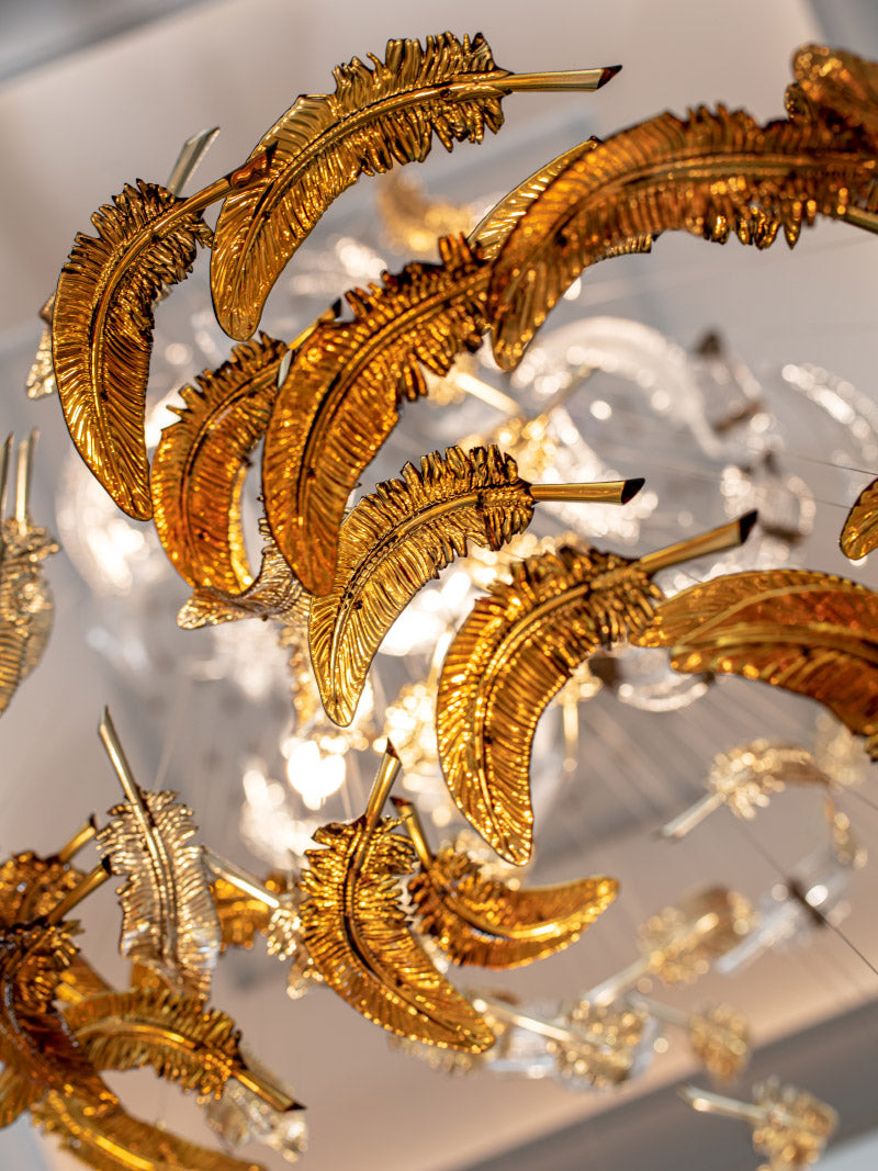 Floating Feather Project Installation