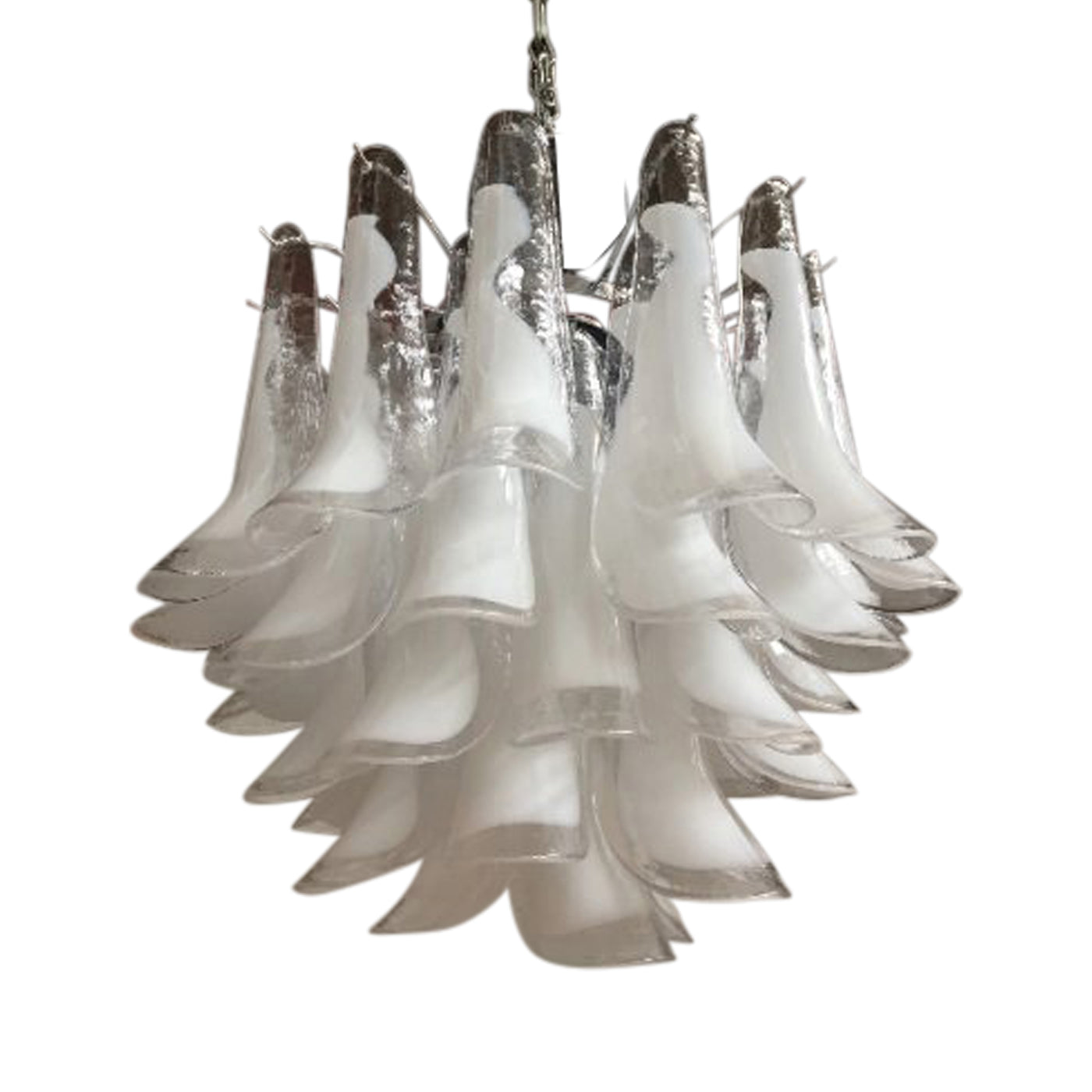 VORELLI Livorno Selle Murano Glass Circular Chandelier - Selle Murano Glass image 2