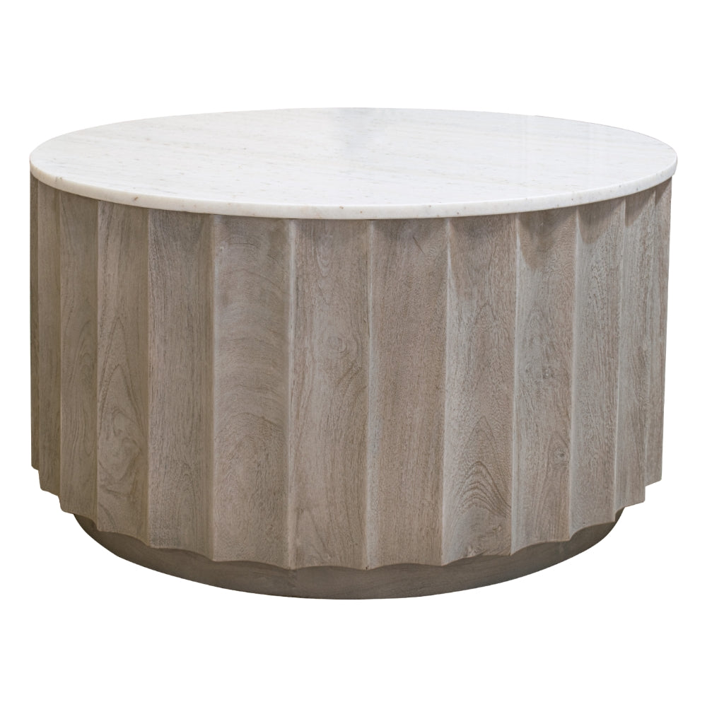 Astreva Stonewash Fluted Coffee Table