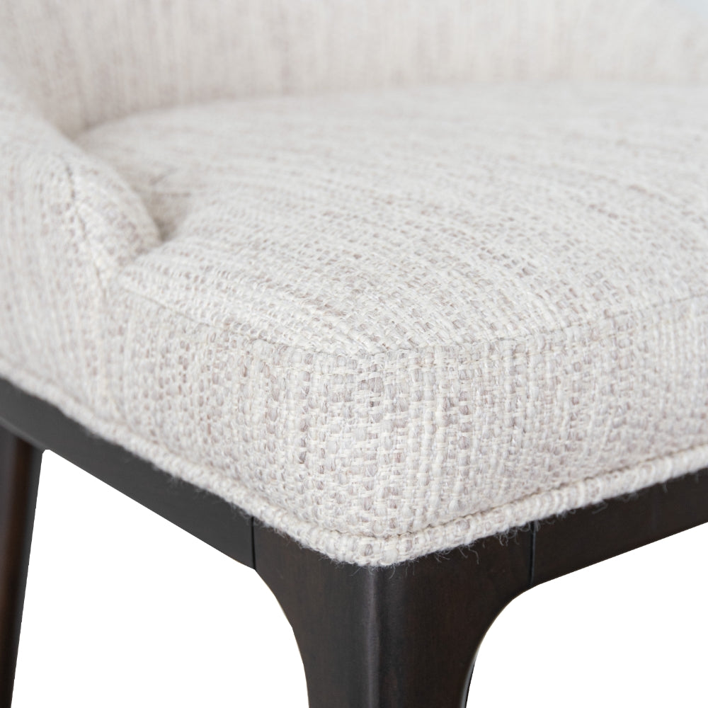 Garevo Cream Upholstered Bar Stool