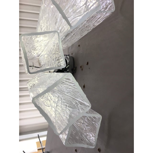 VORELLI Sanremo Squares Murano Glass Wall Light - Squares Murano Glass image 2