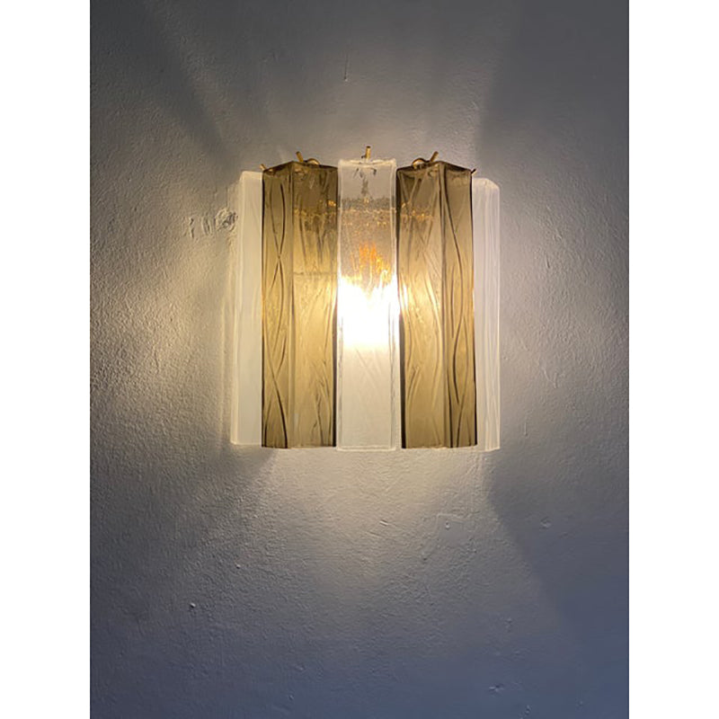 VORELLI Volterra Squares Murano Glass Wall Light - Squares Murano Glass image 6
