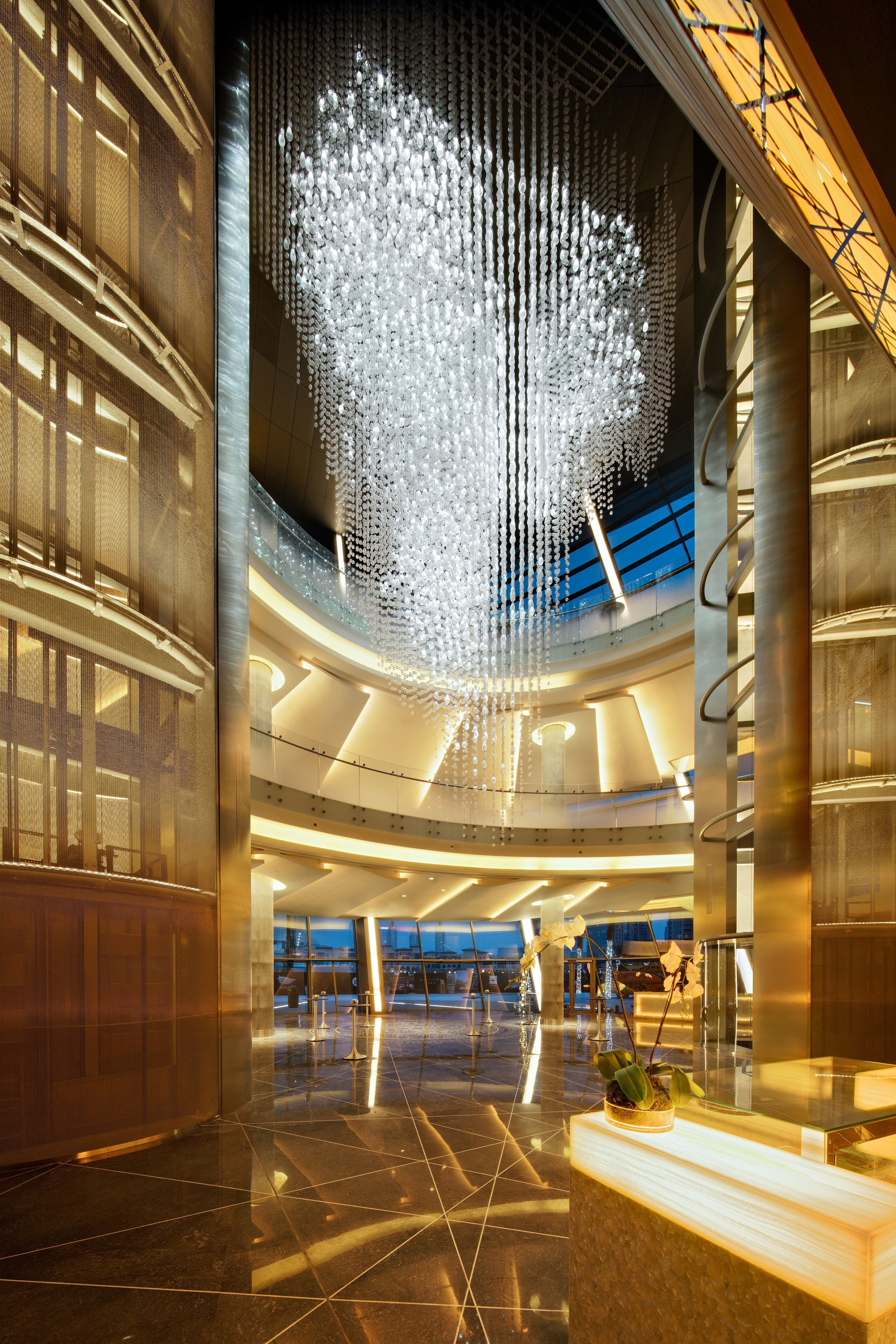 Crystal Bead Waterfall Project Installation