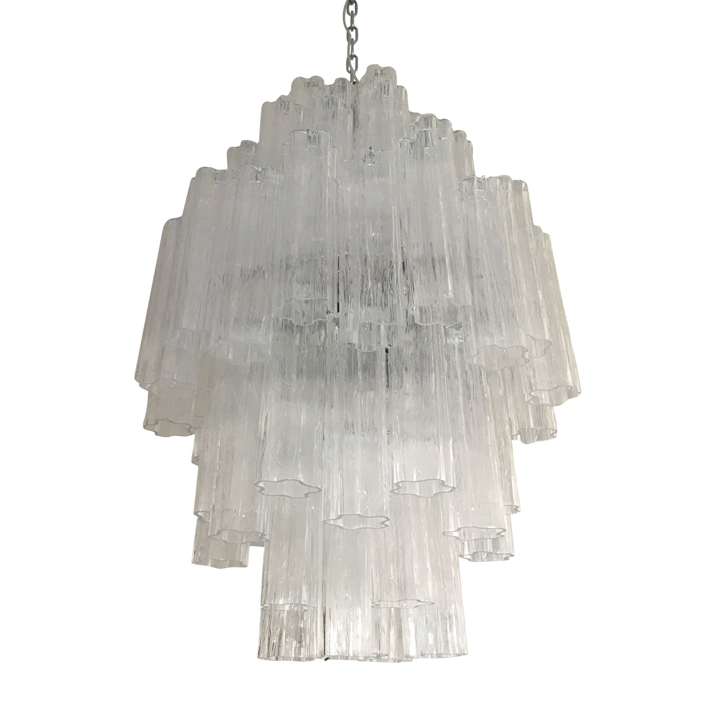 VORELLI Loretta Tronchi Murano Glass Circular Chandelier - Tronchi Murano Glass image 2