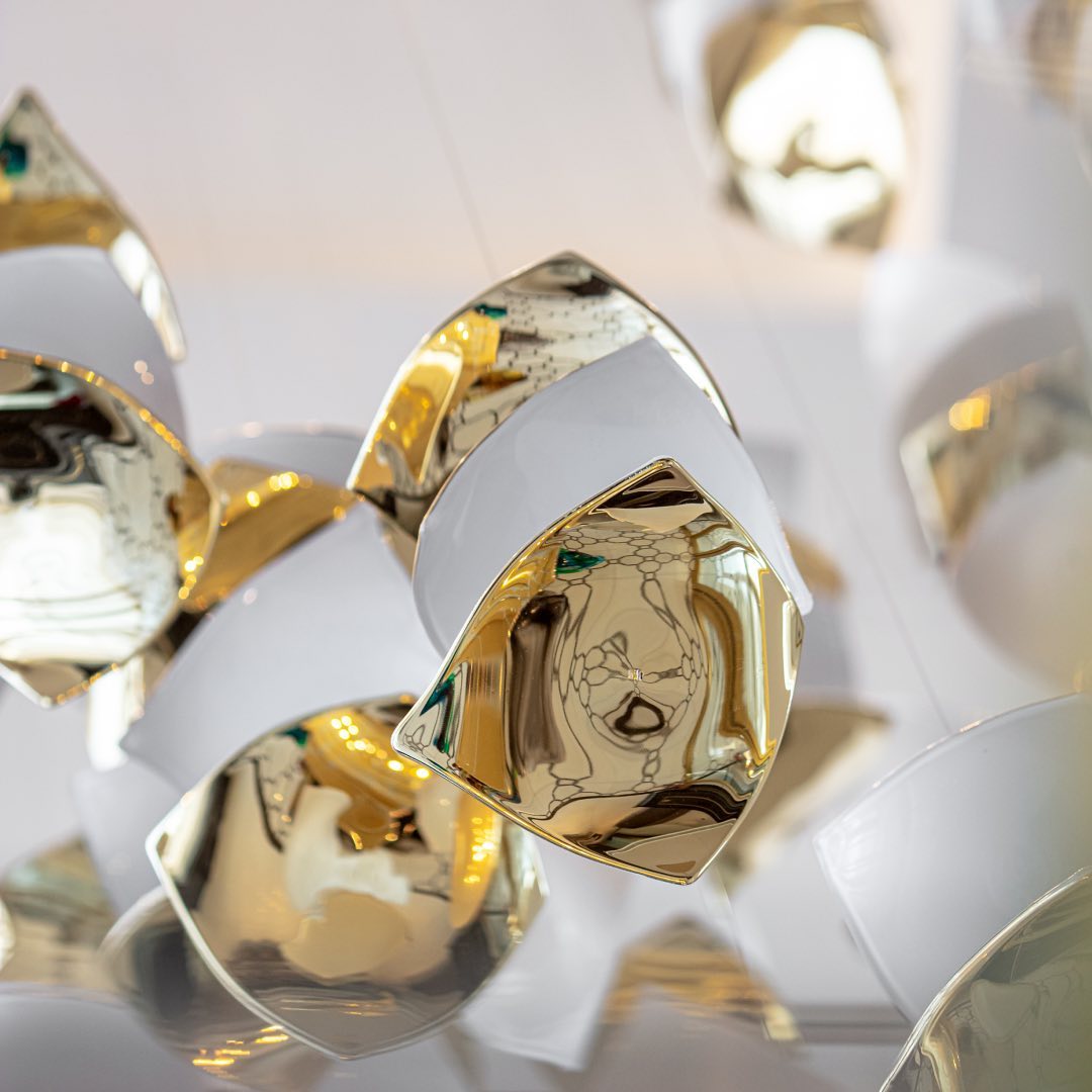 Floating Triangle Project Installation