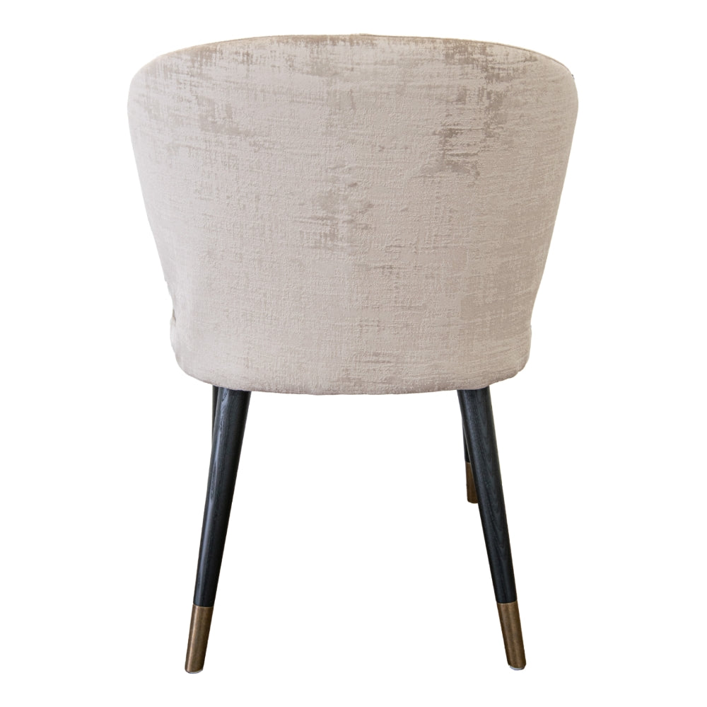 Spencer Brass Black Luxe Mushroom Chair