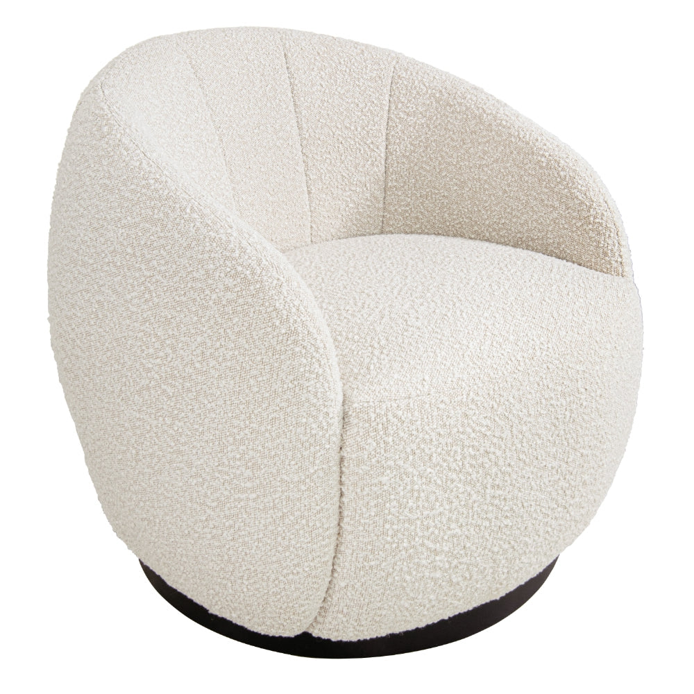 Chalevo Natural Boucle Swivel Chair