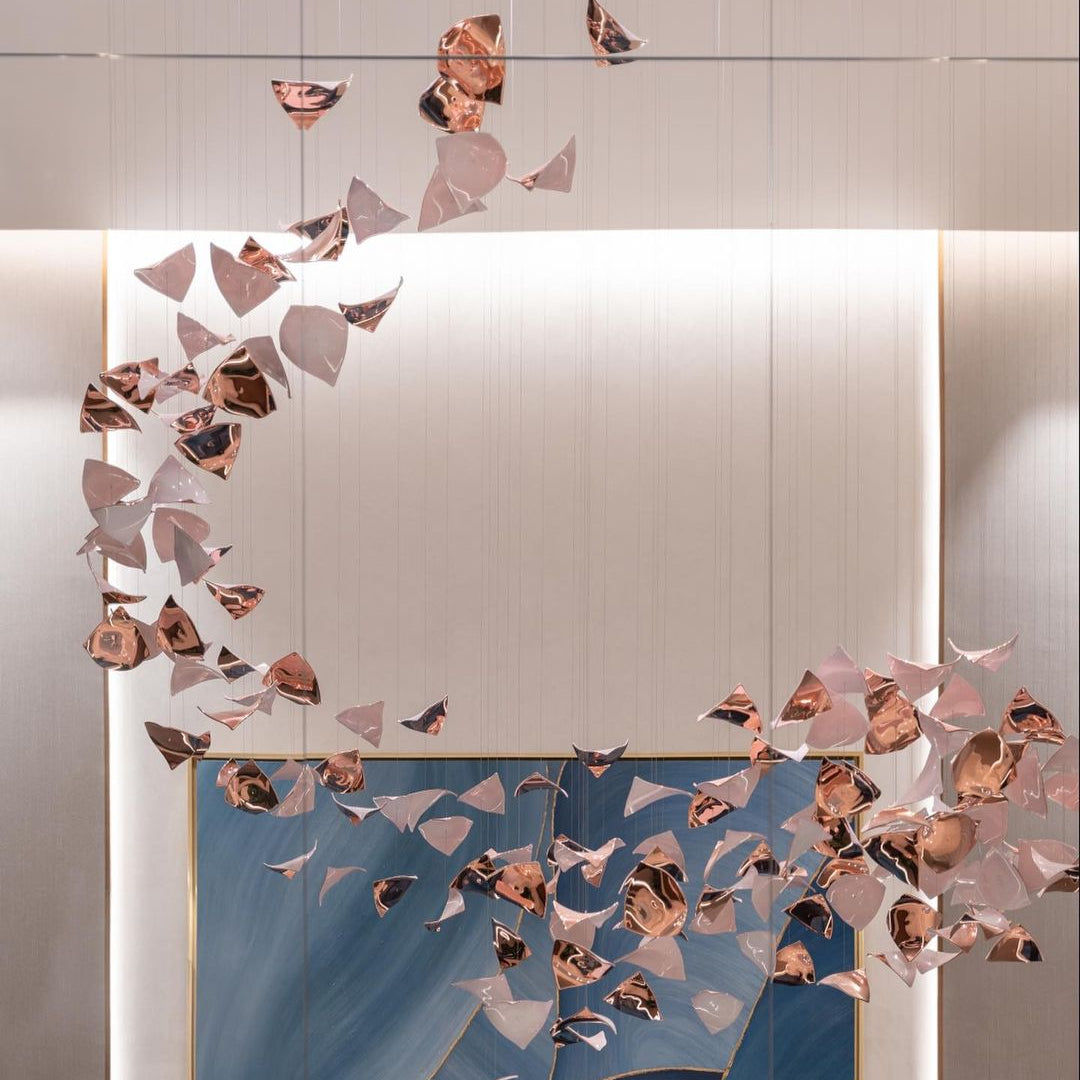 Floating Triangle Project Installation