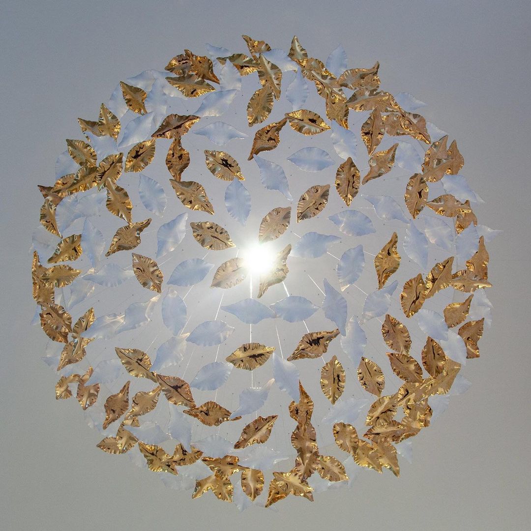 Sculpted Leaf Project Installation