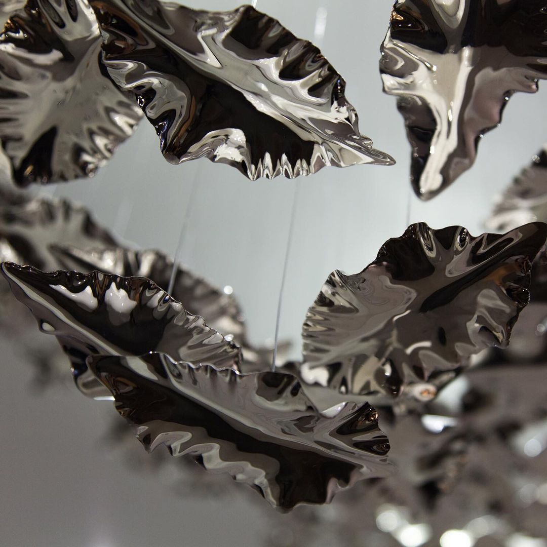 Sculpted Leaf Project Installation
