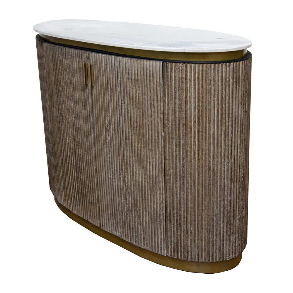 Aventino Oval Console Table