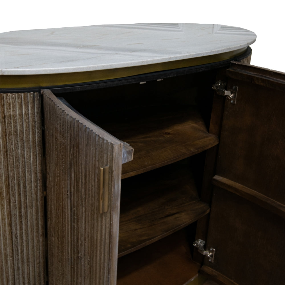 Aventino Oval Console Table