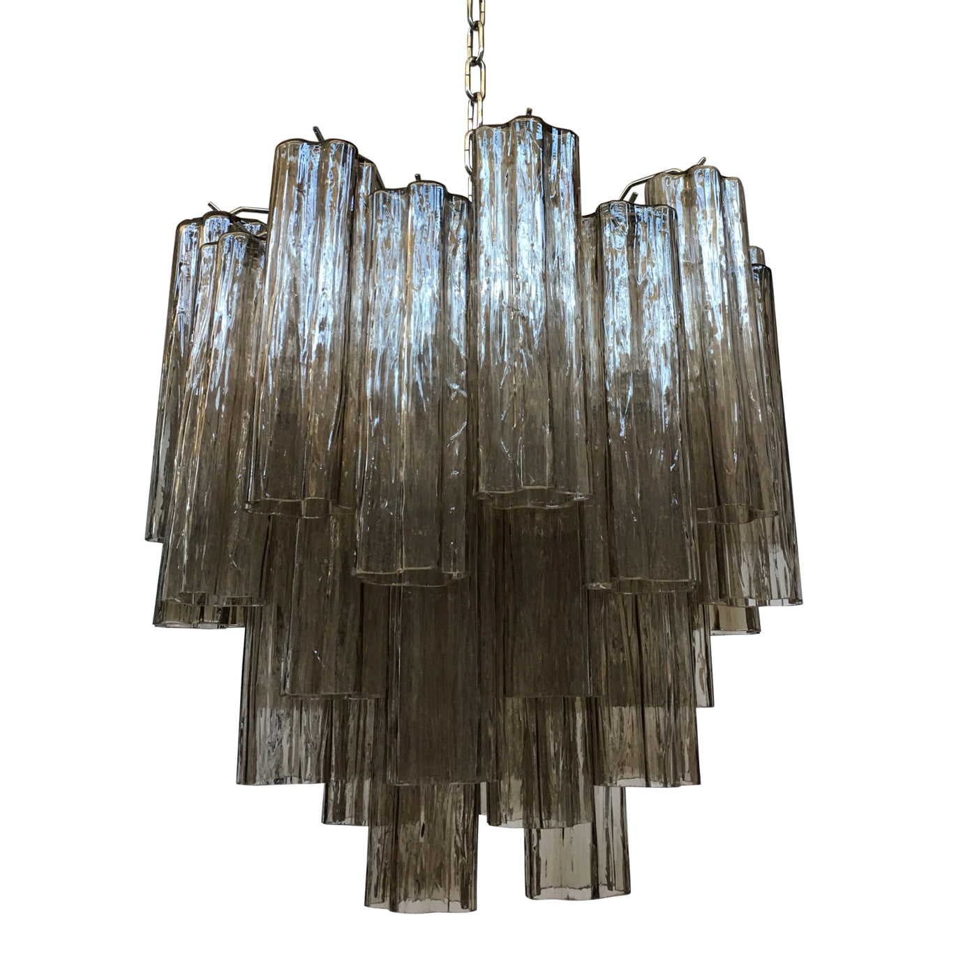VORELLI Melina Tronchi Murano Glass Circular Chandelier - Tronchi Murano Glass image 2