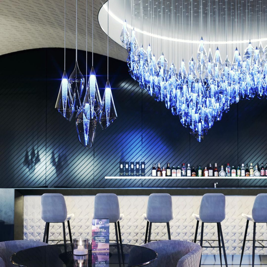 Open Glass Droplet Project Installation