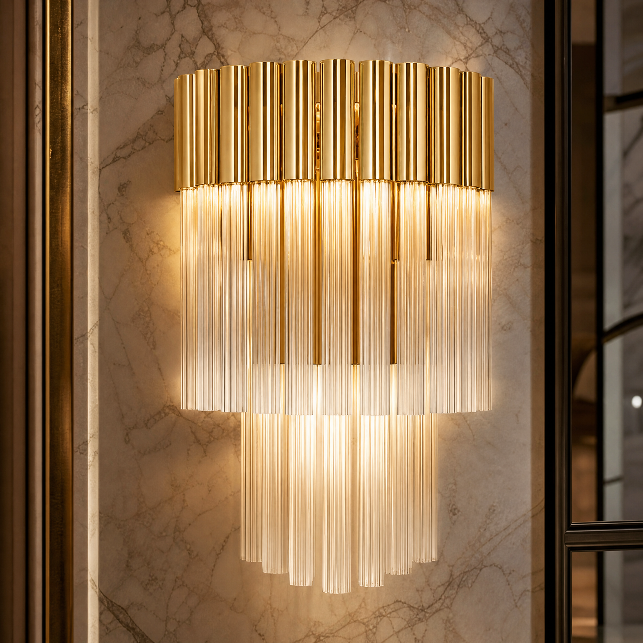 Arcade Luxury Wall Light close-up craftsmanship detail image by VORELLI