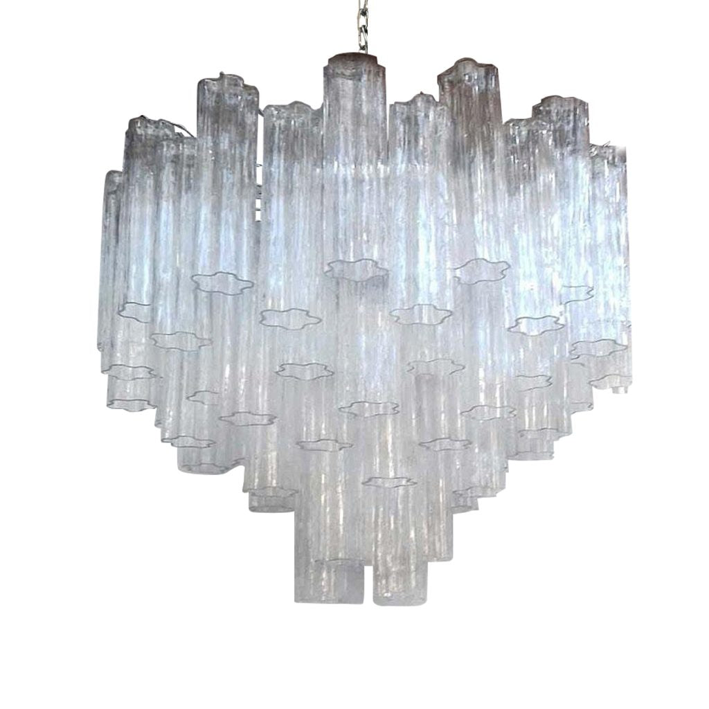 VORELLI Lavinia Tronchi Murano Glass Circular Chandelier - Tronchi Murano Glass image 1