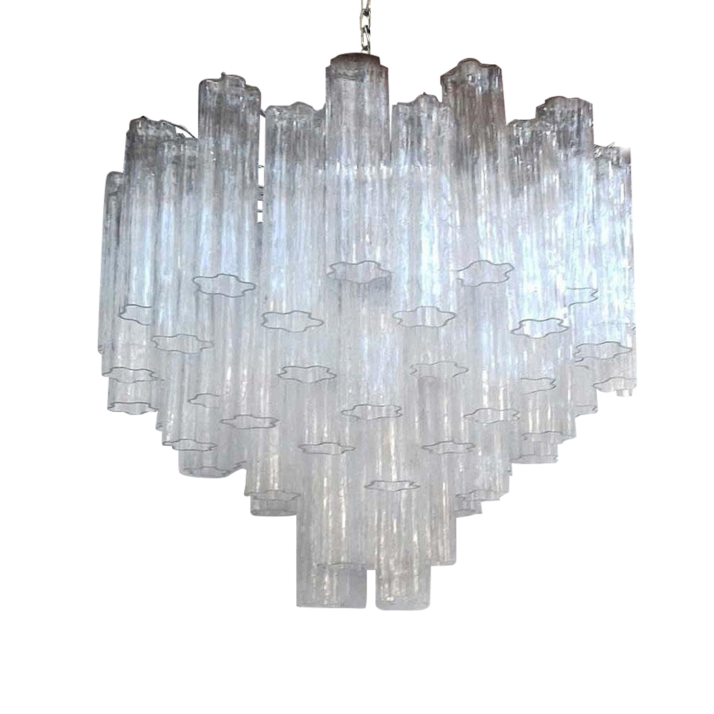 VORELLI Lavinia Tronchi Murano Glass Circular Chandelier - Tronchi Murano Glass image 2