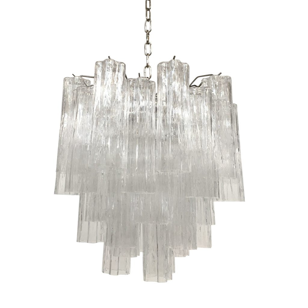 VORELLI Graziella Tronchi Murano Glass Circular Chandelier - Tronchi Murano Glass image 1