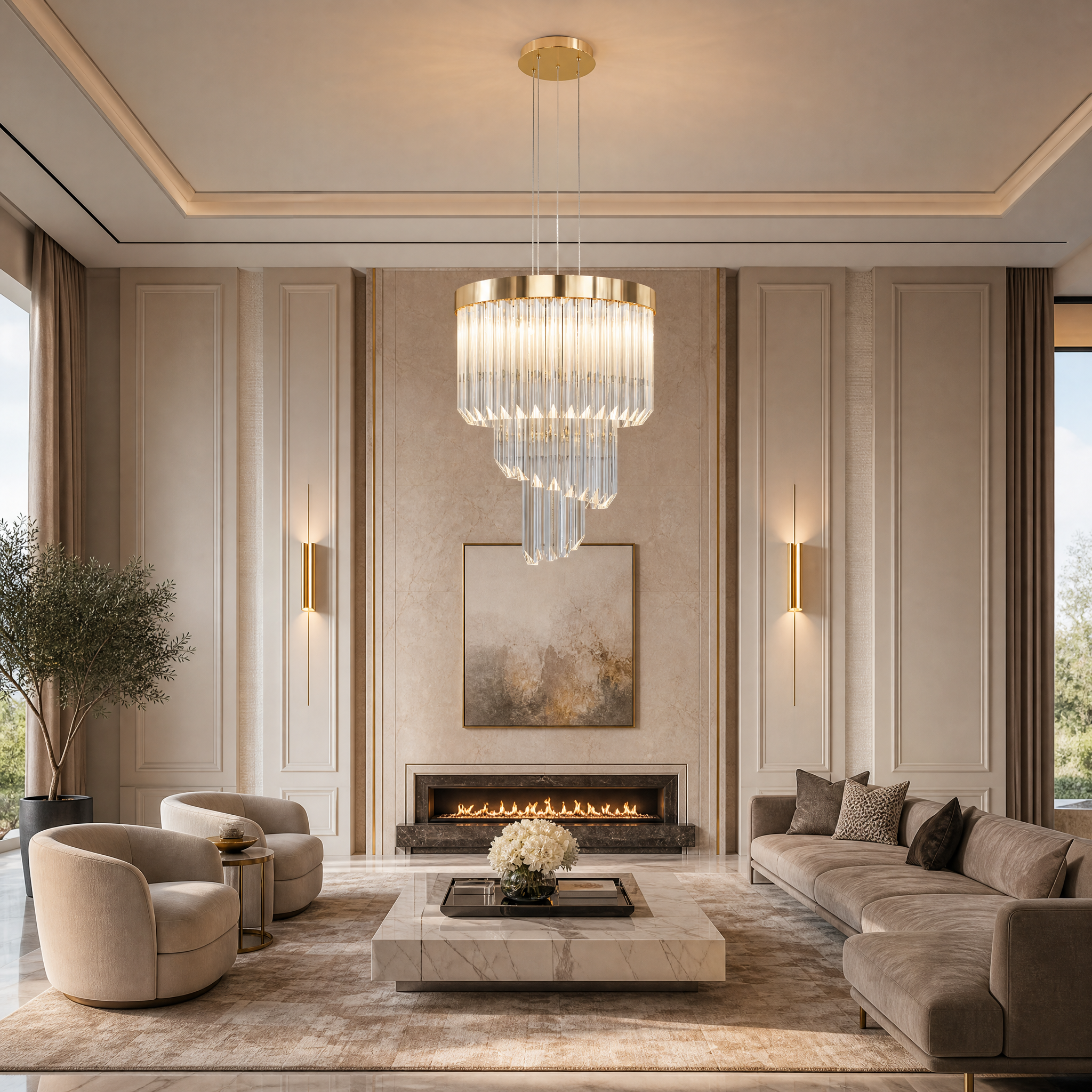 Royal by Castro Luxury Pendant Light luxury residential lifestyle image by VORELLI