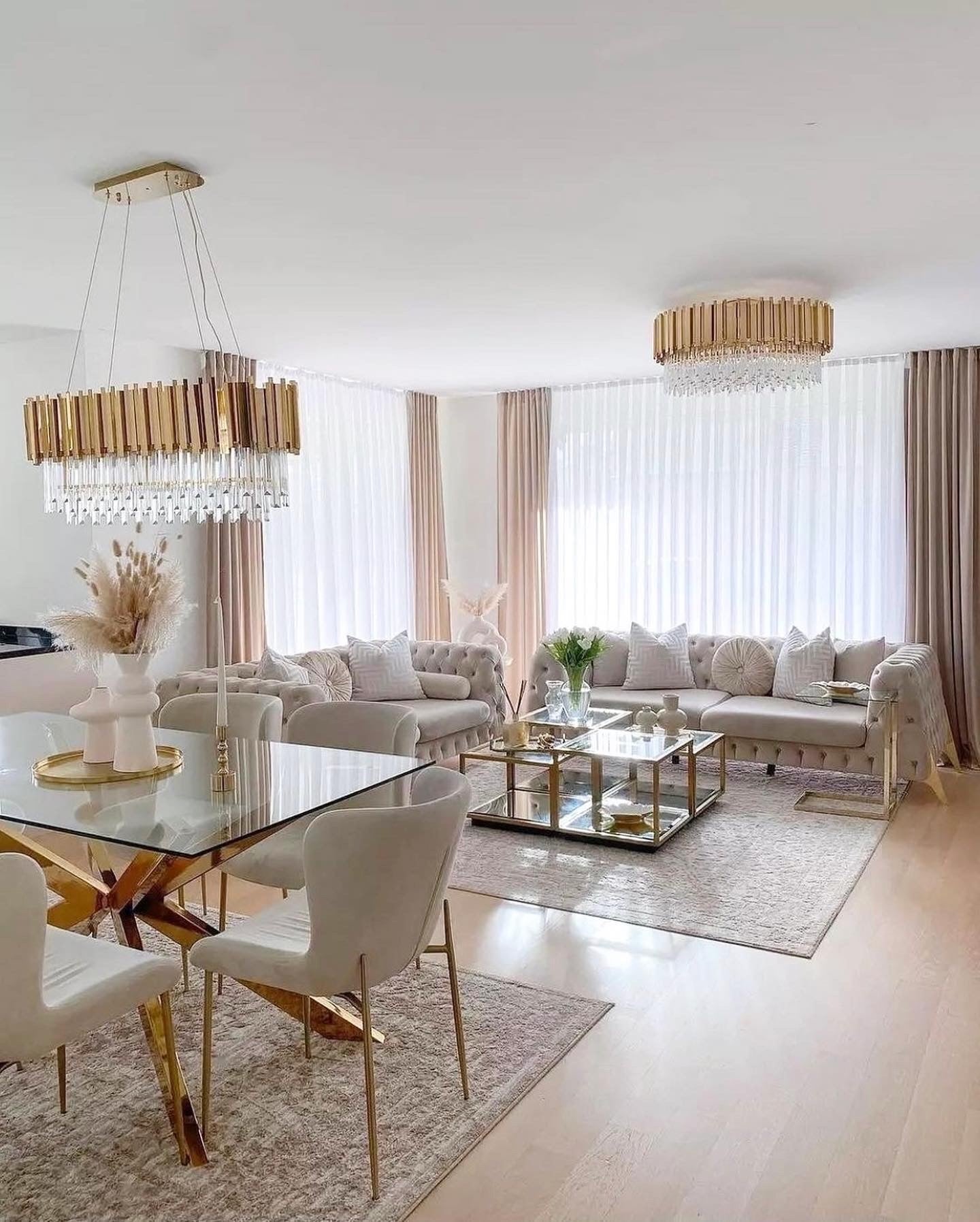 Boeotia Rectangular Chandelier