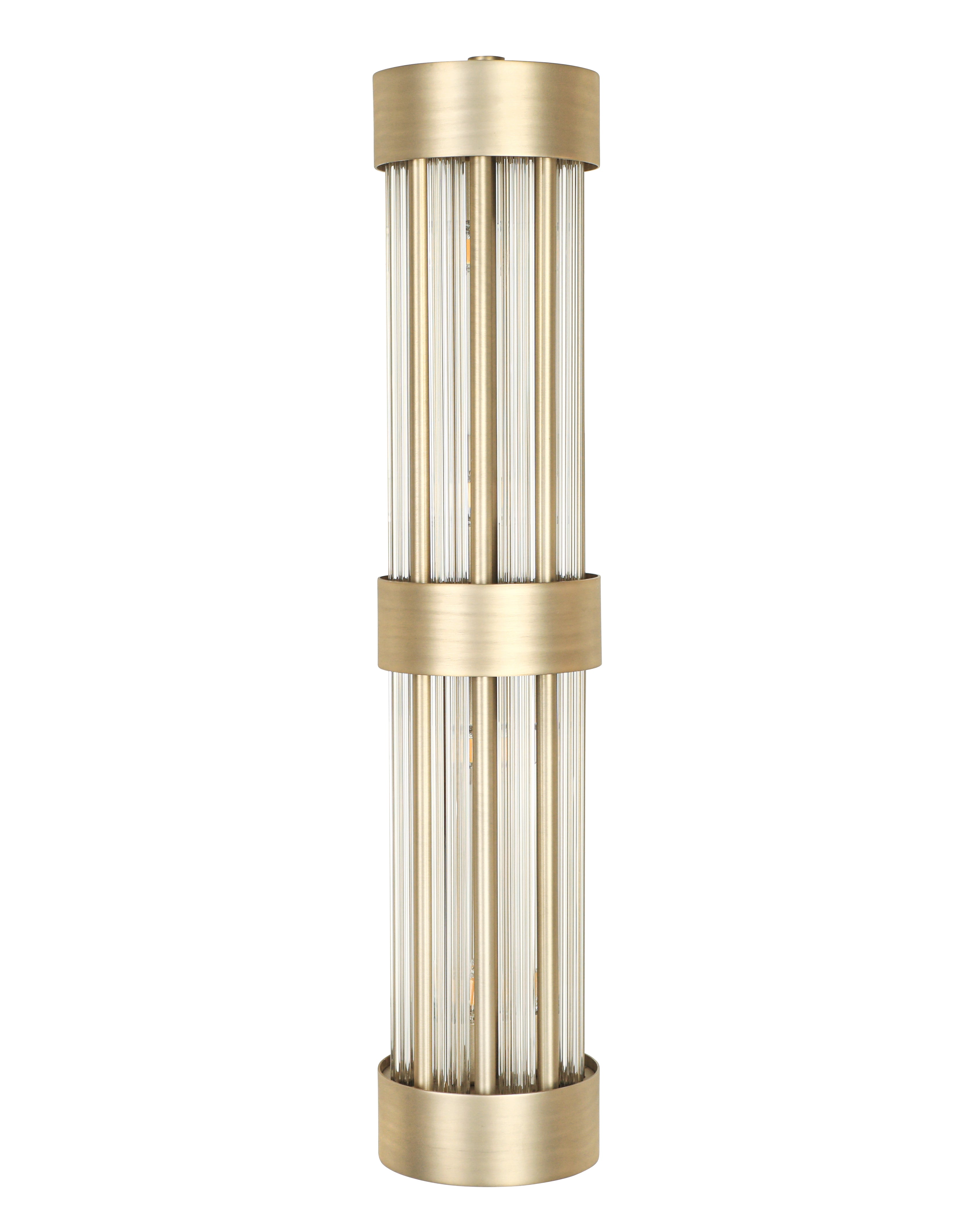 Close-up detail of VORELLI® Halma Luxury Wall Light showing luxury finish and craftsmanship