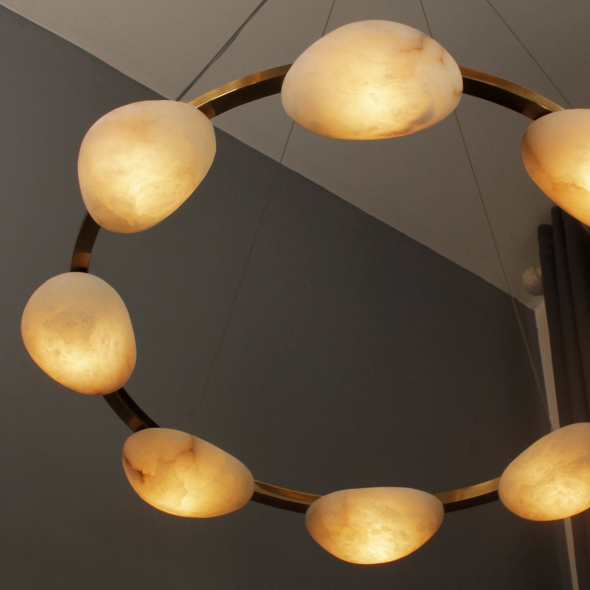 Alba Marble Circular Chandelier