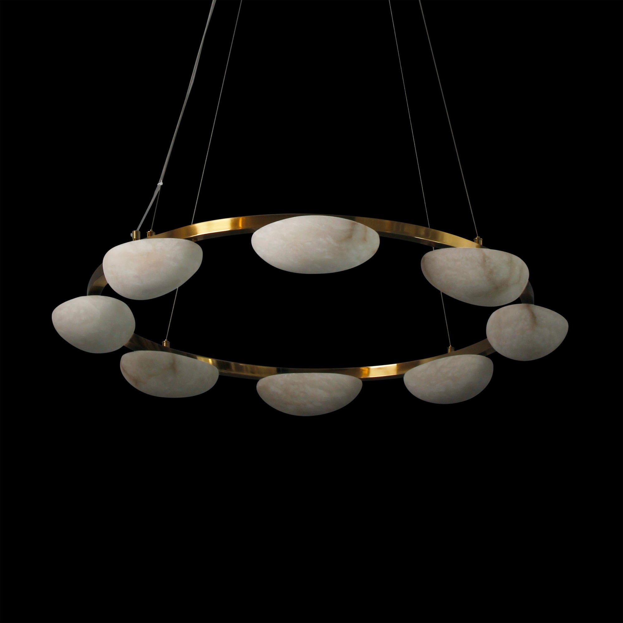 Alba Marble Circular Chandelier