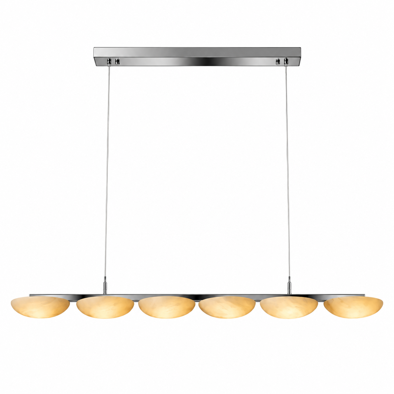 Alba Marble Rectangular Chandelier