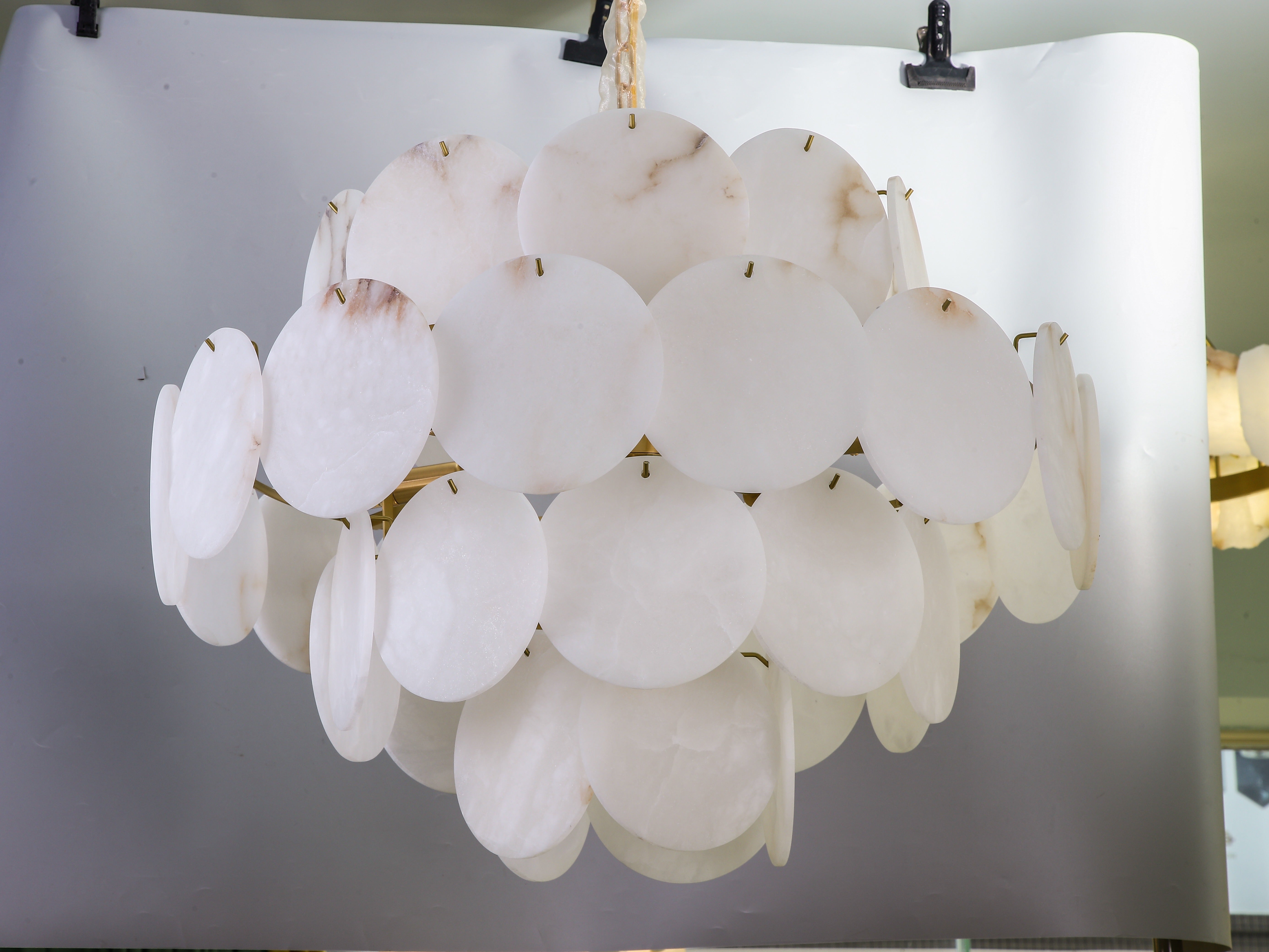 Alfonso Marble Circular Chandelier II