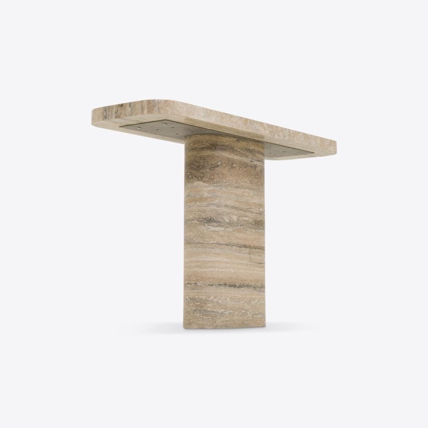 Argentino Travertine Console Table