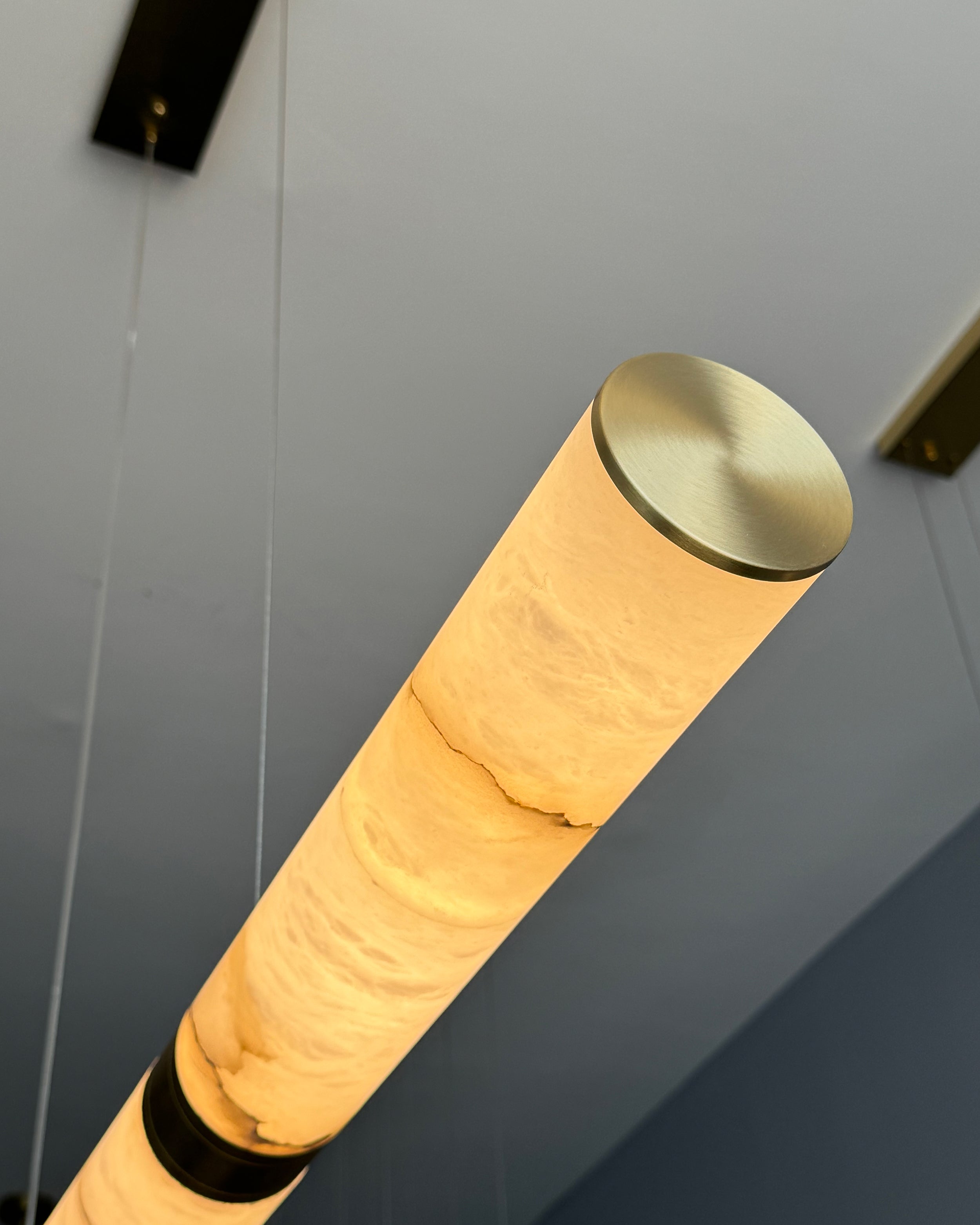 Avora Marble Rectangular Chandelier