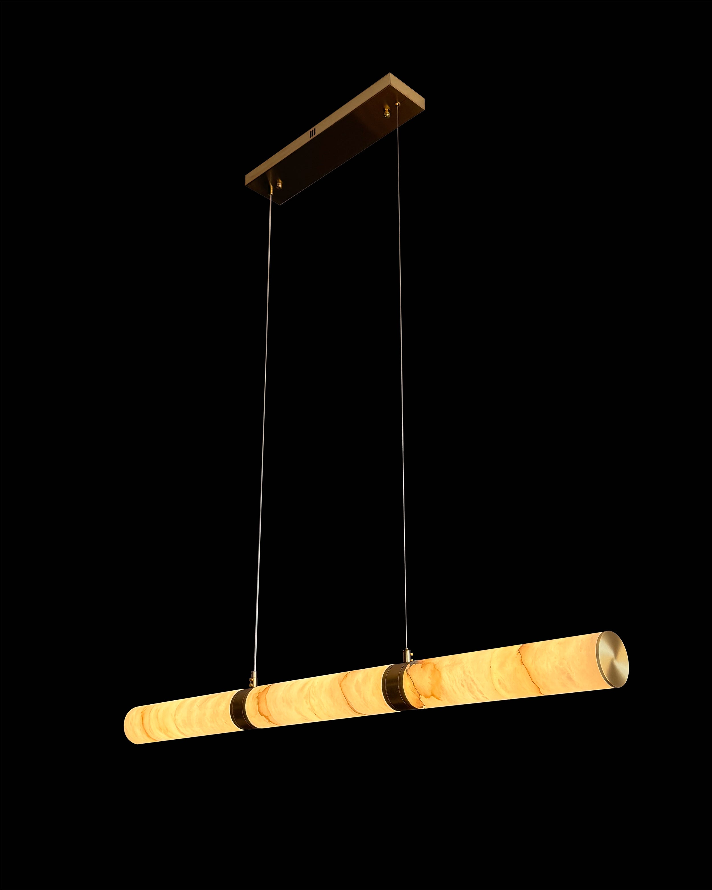 Avora Marble Rectangular Chandelier
