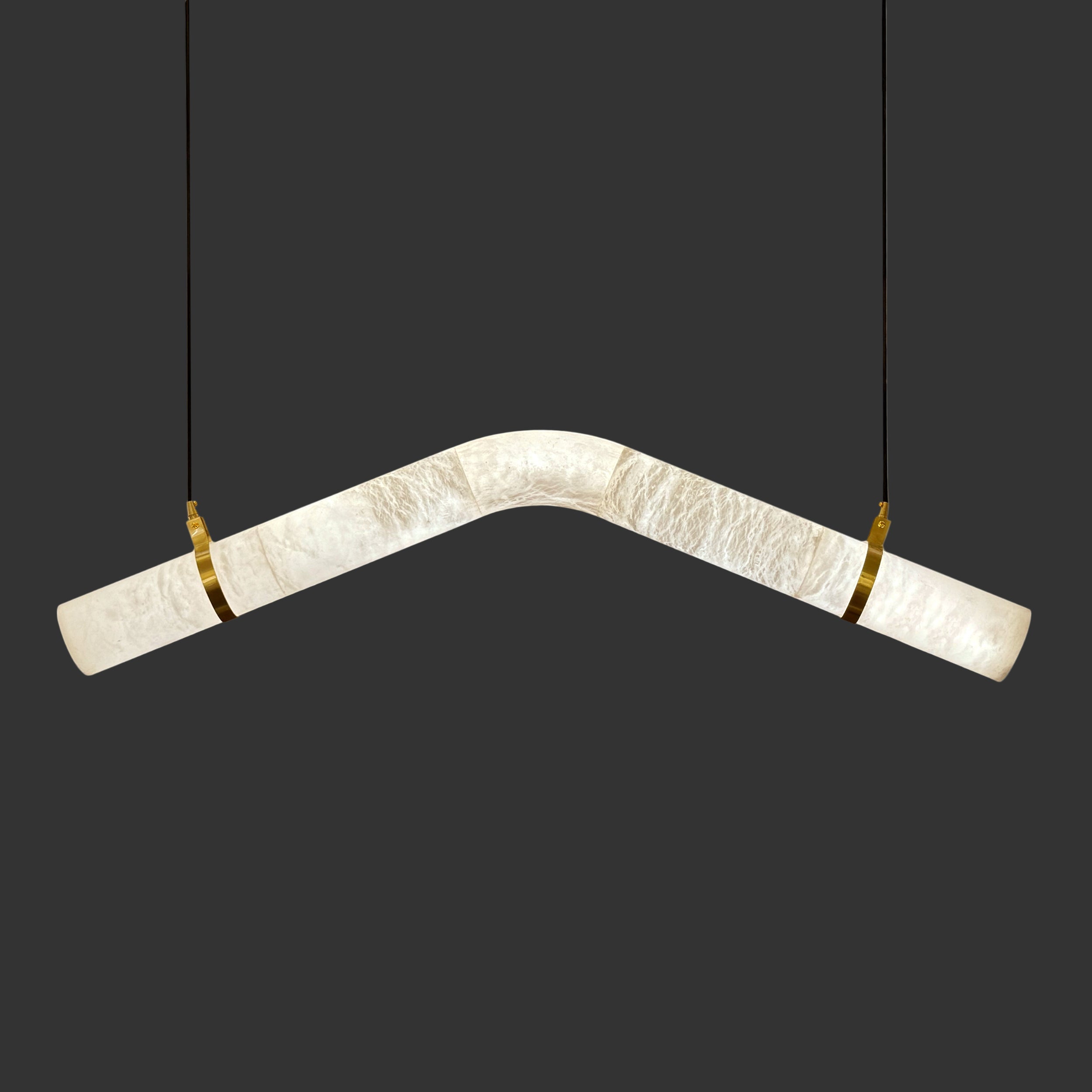 Caesar Marble Rectangular Chandelier