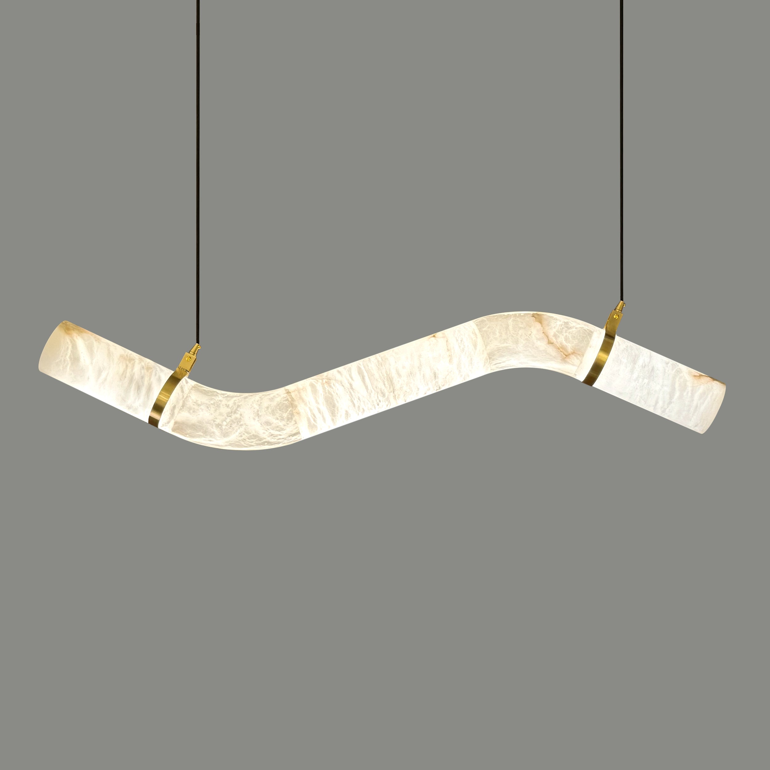 Caesar Marble Rectangular Chandelier