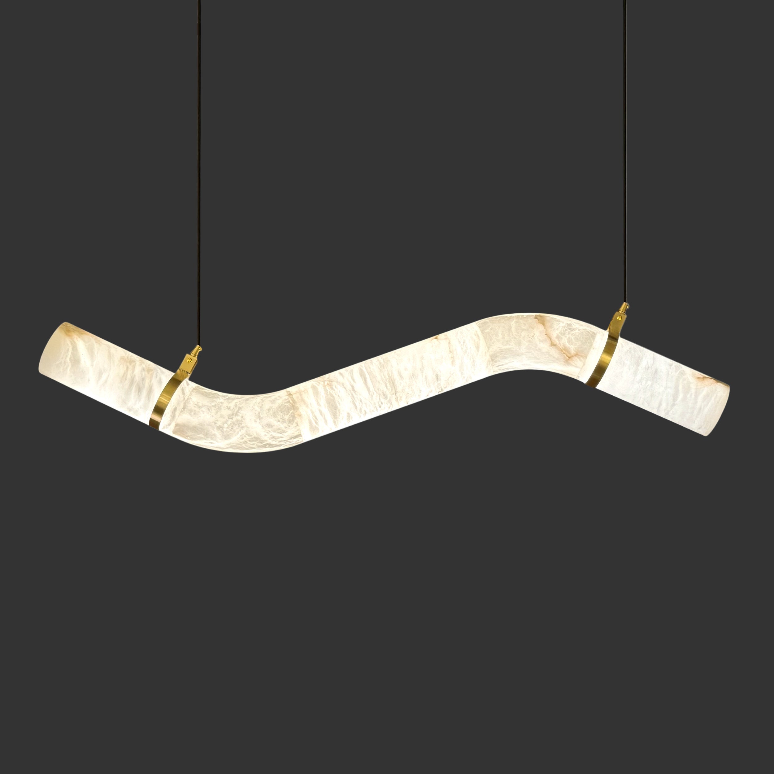 Caesar Marble Rectangular Chandelier