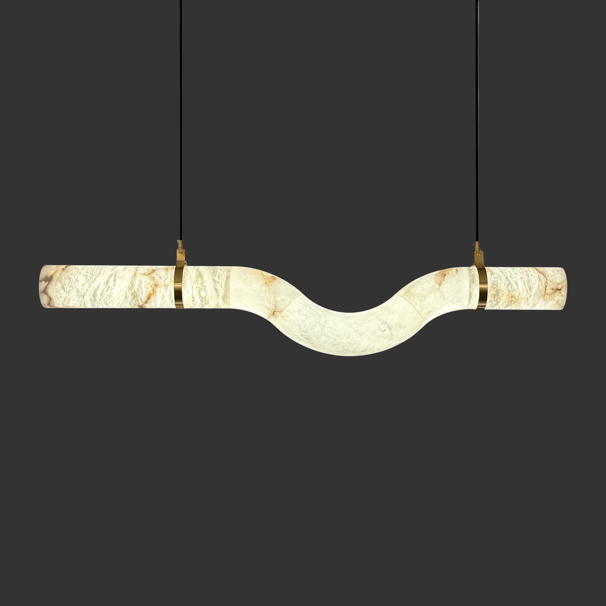 Caesar Marble Rectangular Chandelier