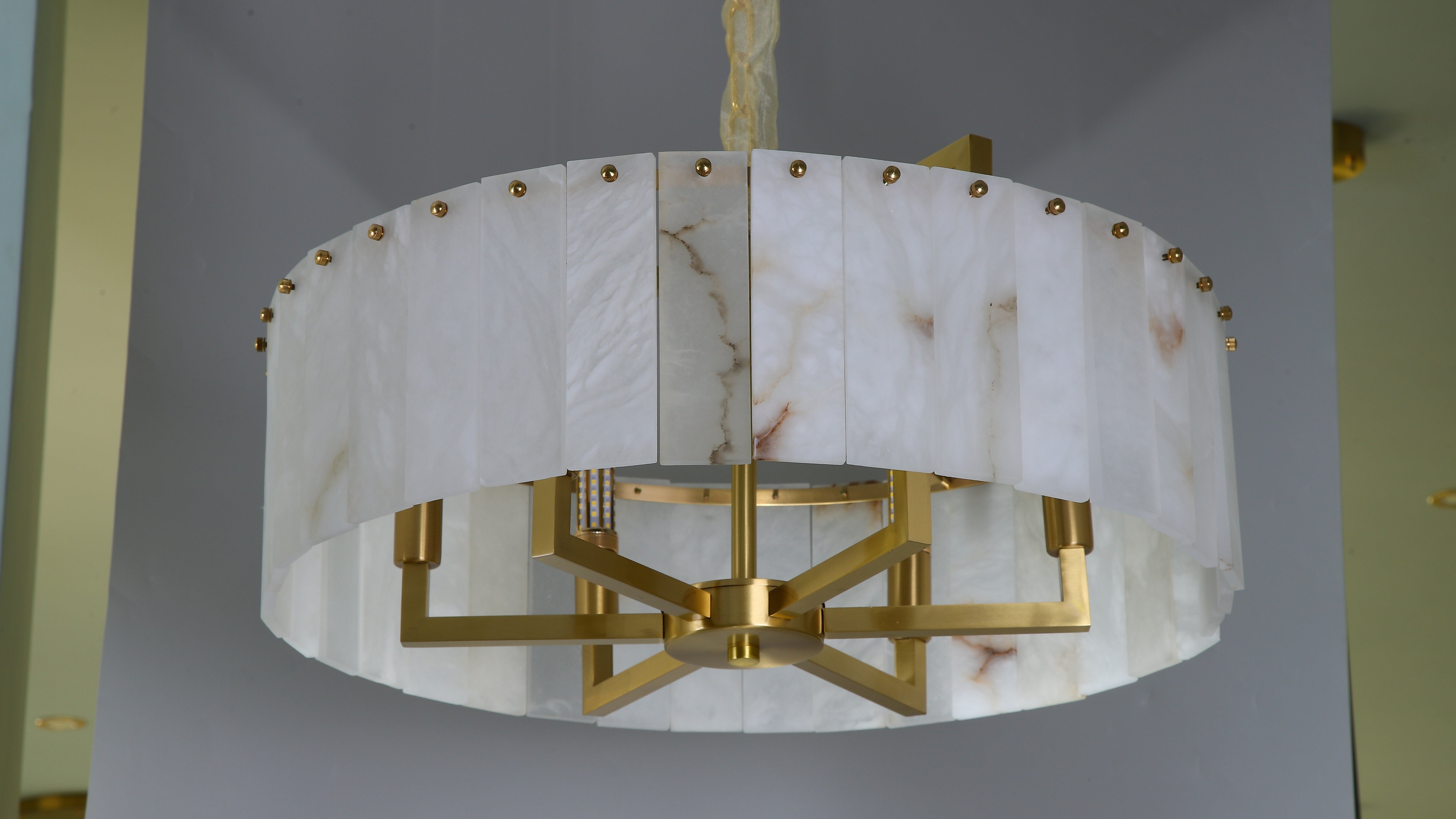 Classico Marble Circular Chandelier