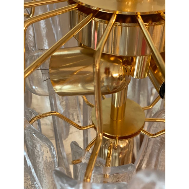 VORELLI Ancona Selle Murano Glass Circular Chandelier - Selle Murano Glass image 4