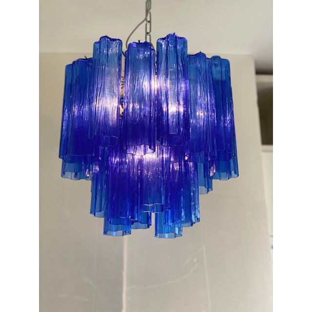 VORELLI Veronica Tronchi Murano Glass Circular Chandelier - Tronchi Murano Glass image 3