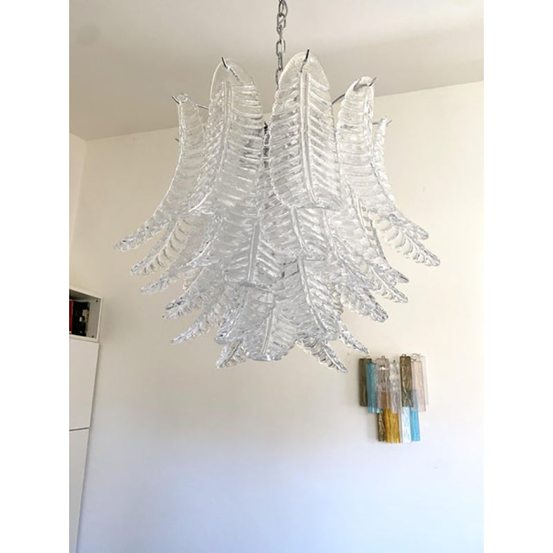 VORELLI Padova Felci Murano Glass Circular Chandelier - Felci Murano Glass image 4