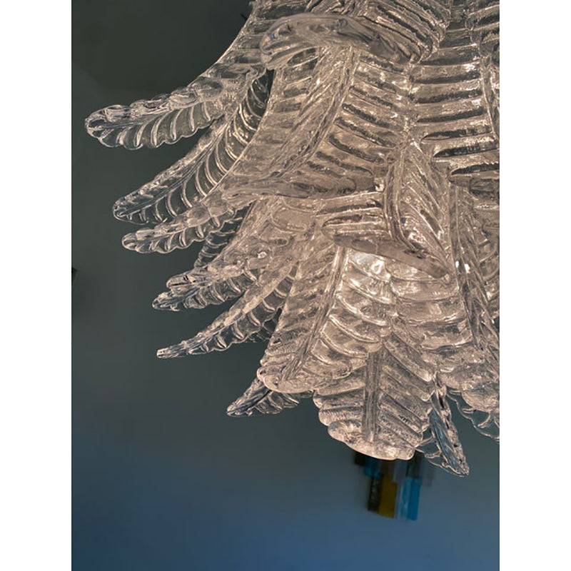 VORELLI Padova Felci Murano Glass Circular Chandelier - Felci Murano Glass image 6