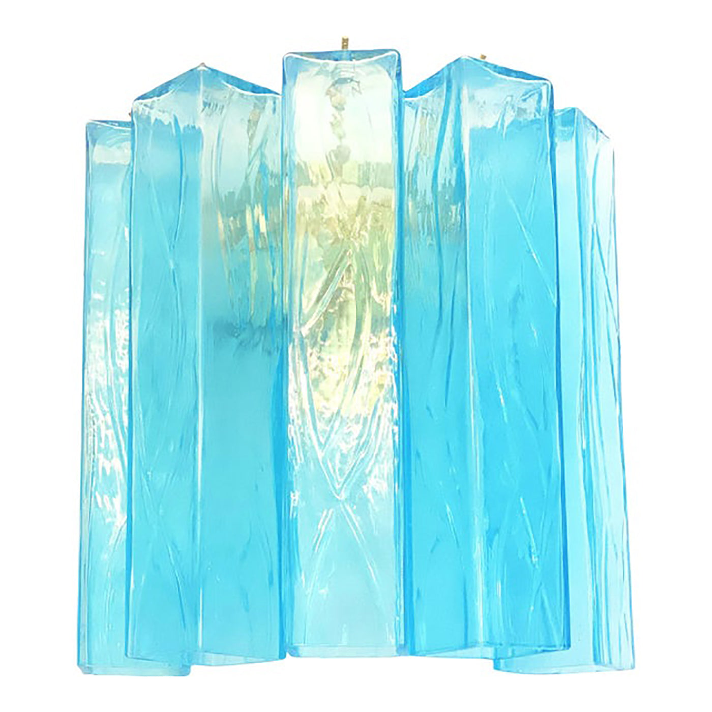 VORELLI Taranto Squares Murano Glass Wall Light - Squares Murano Glass image 2