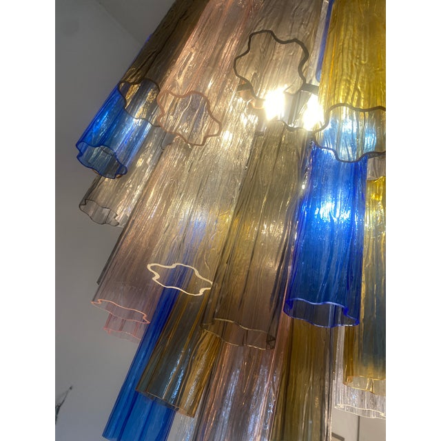VORELLI Pellestrina Tronchi Murano Glass Circular Chandelier - Tronchi Murano Glass image 5