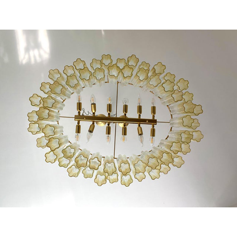 VORELLI Clarissa Tronchi Murano Glass Staircase Chandelier - Tronchi Murano Glass image 4