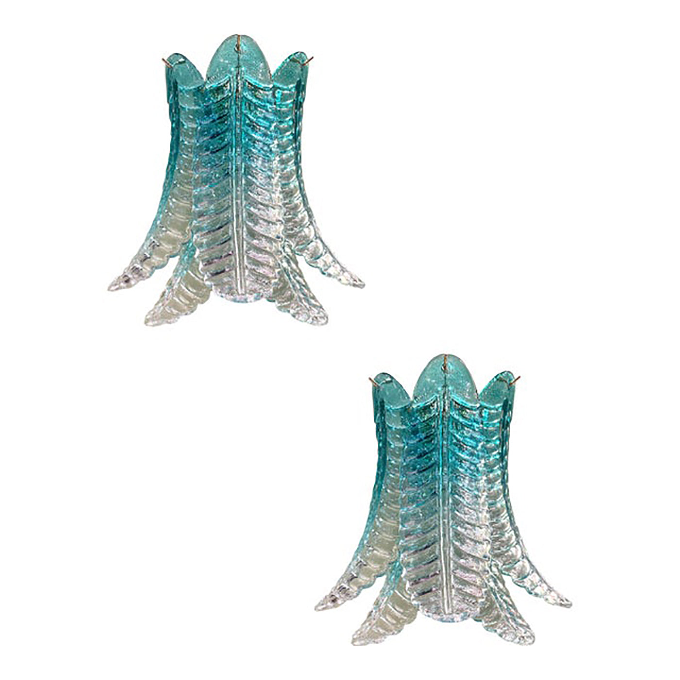 VORELLI Parma Felci Murano Glass Wall Light - Felci Murano Glass image 7